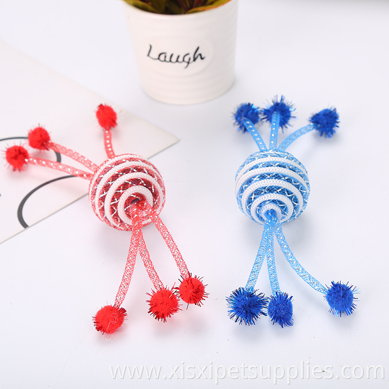 wholesale two color kitten Teasing Ball Toy for Cats Playing